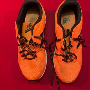 New Balance Men's Vibrant Orange Athletic Shoes wide width size 13